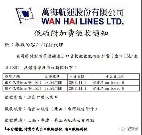 注意丨各大船公司陸續(xù)開征低硫附加費，外貿和貨代企業(yè)準備好買單了？